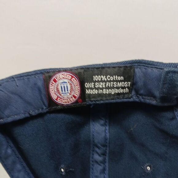 NWOT Vintage Notre Dame Fighting Irish Starter Navy Blue Strapback Hat Cap Fit - Picture 3 of 10